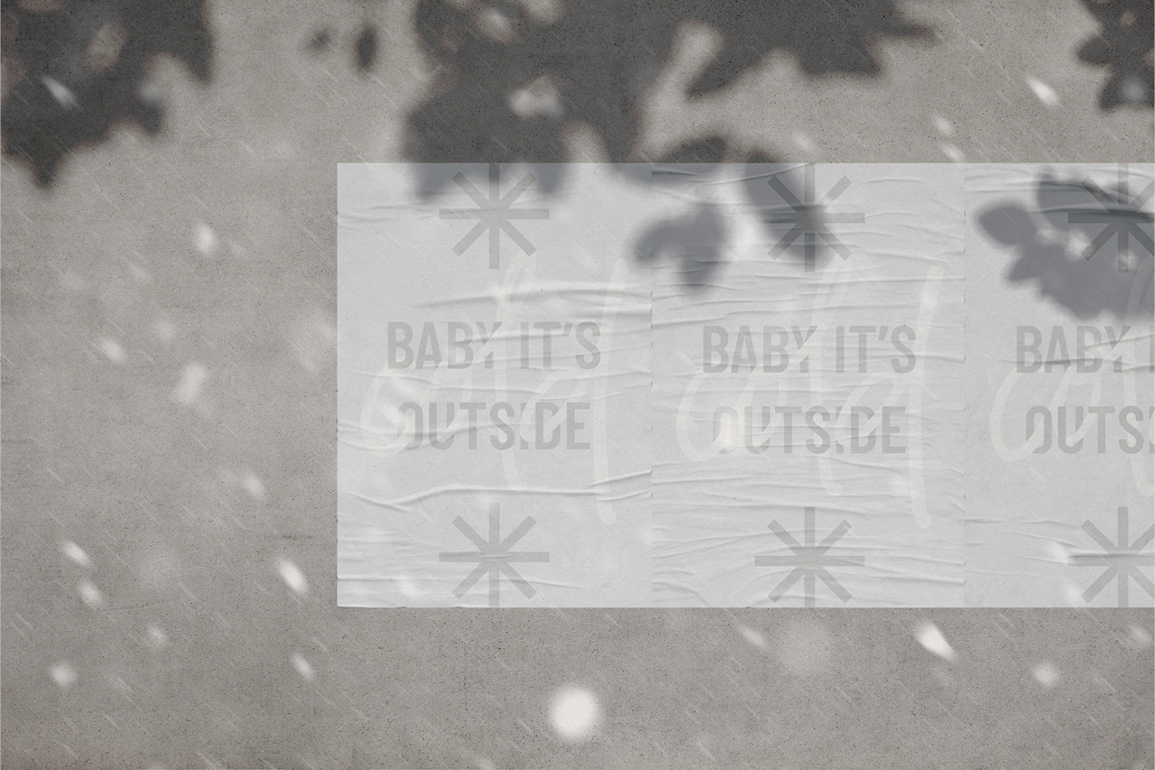 baby its cold outside-poster-design-graphic-typographie-minimalist-atelier tertre-snow-stickers-wall